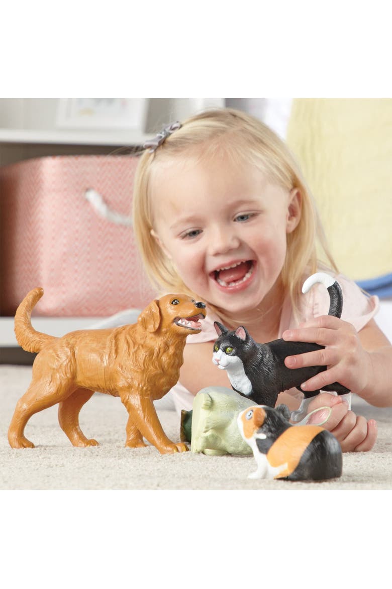 Jumbo Animals Set of 18 - Farm, Jungle, & Pets, Alternate, color, Multicolored