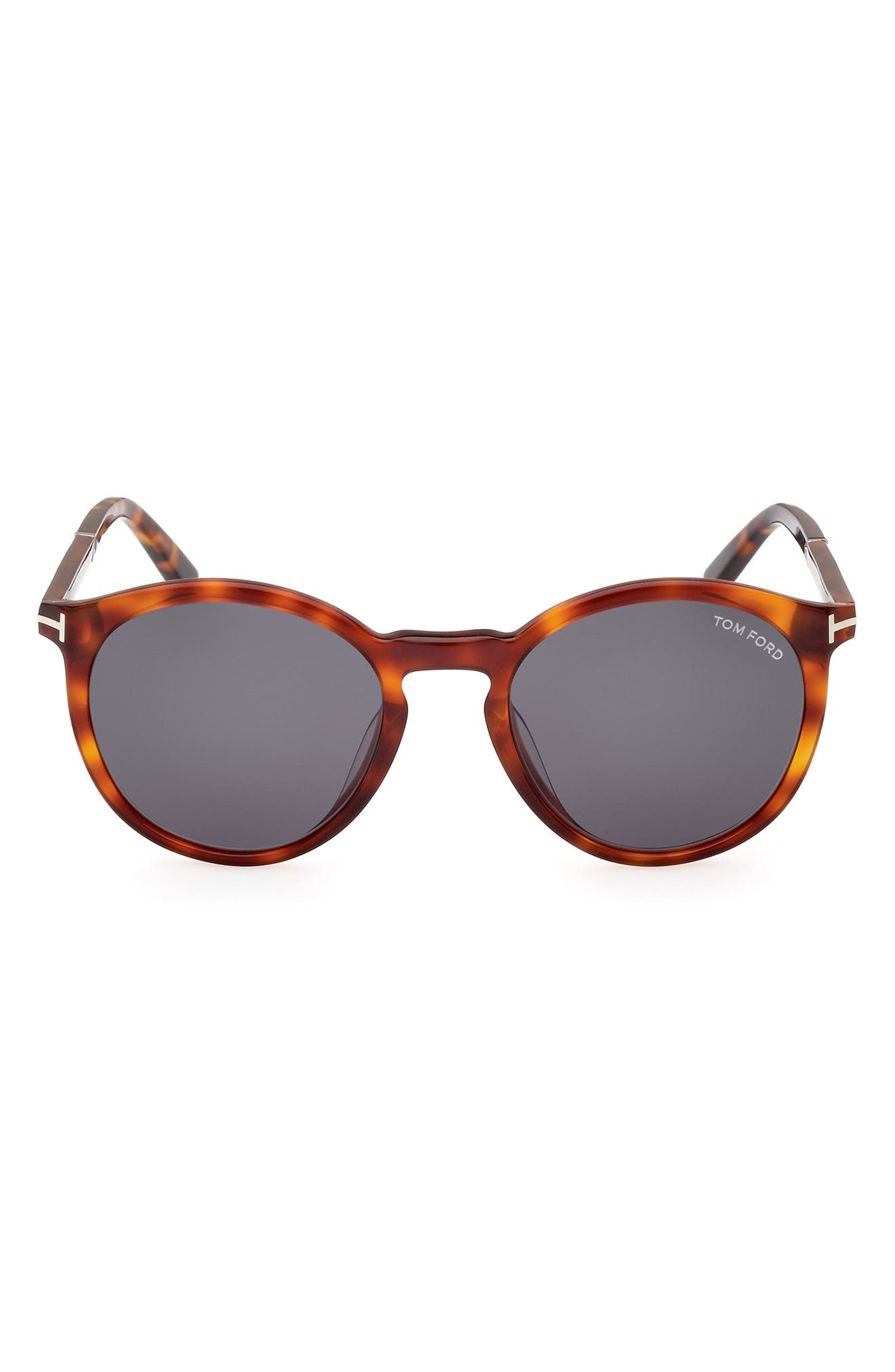 TOM FORD 51mm Gradient Round Sunglasses