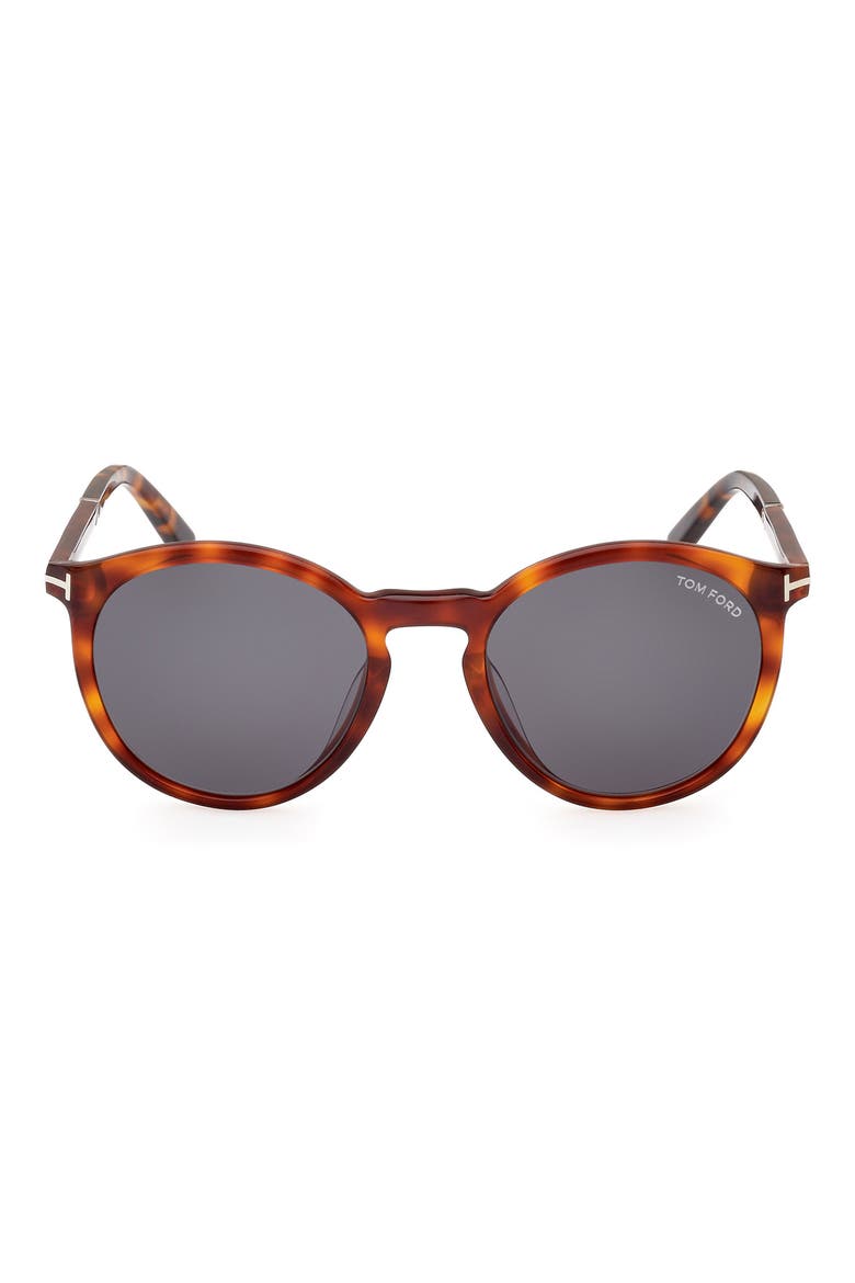 51mm Gradient Round Sunglasses, Main, color, BLONDE HAVANA / SMOKE