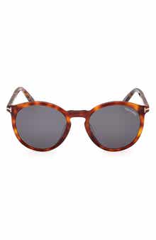 TOM FORD 51mm Gradient Round Sunglasses