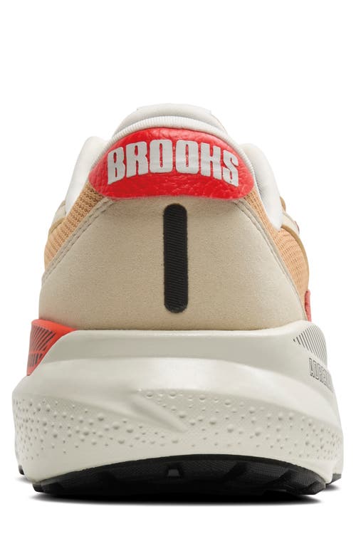 Brooks Adrenaline Gts 24 Running Shoe In Taffy/cherry Tomato/black