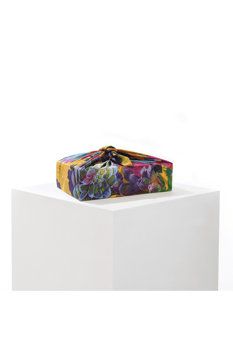 Lilac | 35" Mulberry Silk Furoshiki Gift Wrap by Adam Klassen, Alternate, color, Purple
