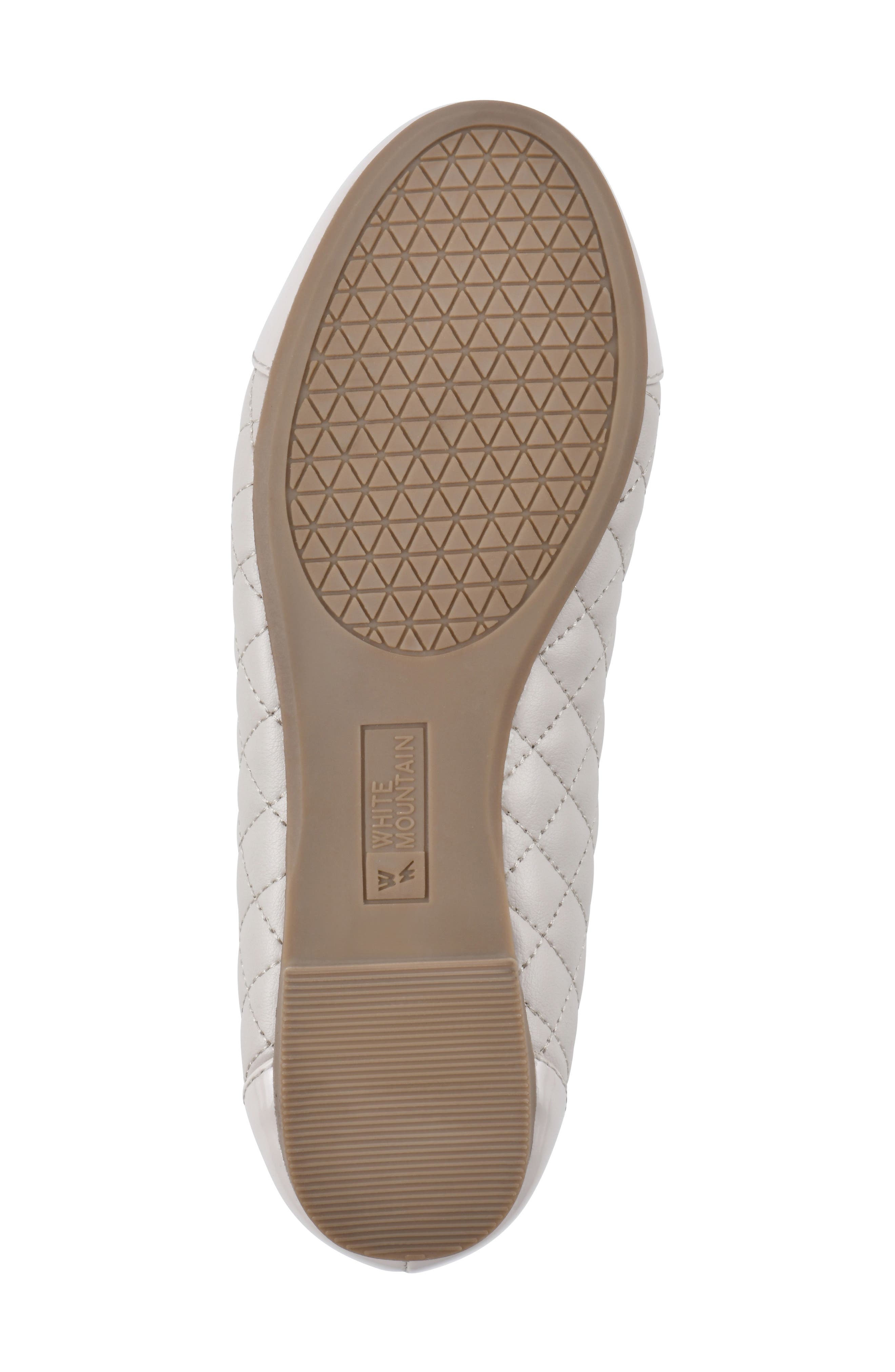 Seaglass Quilted Ballet Flat, Alternate, color, EGGSHELL/ SMOOTH