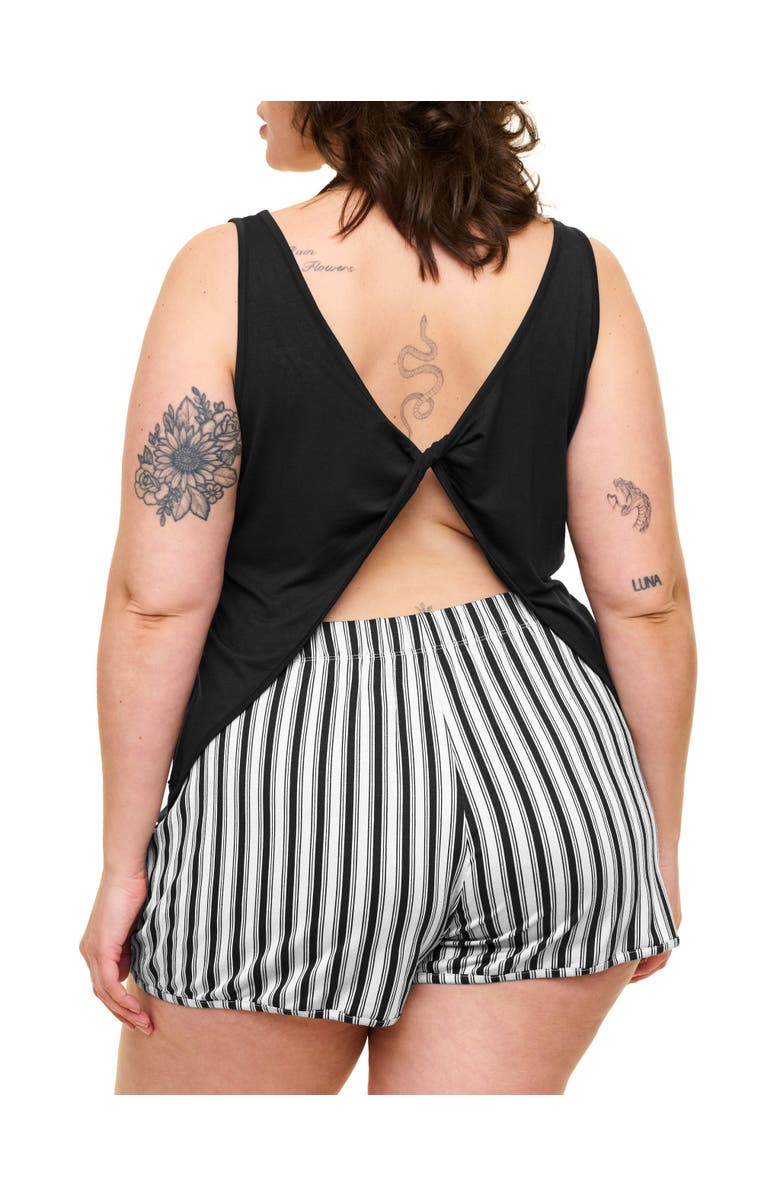 Adore Me Balenda Pajama Tank And Shorts Set, Alternate, color, 