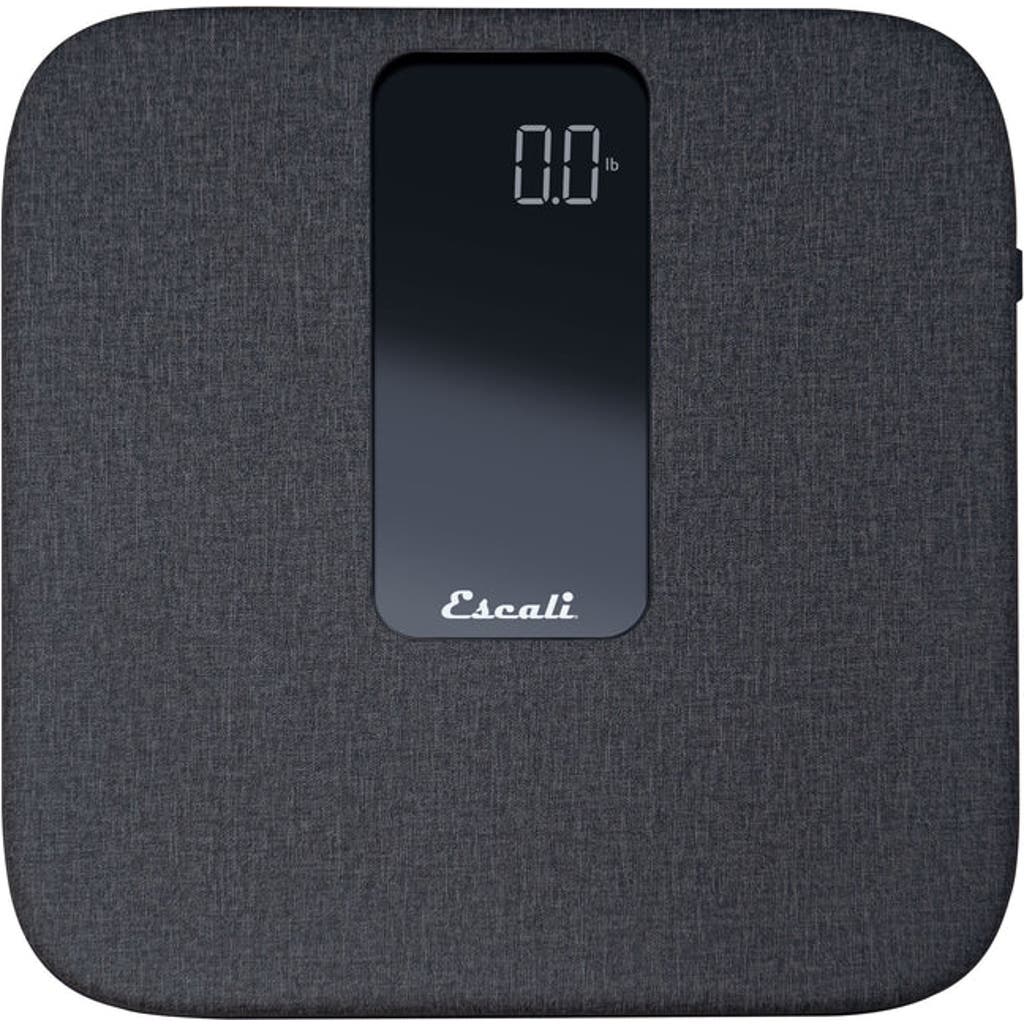 Escali Comfortstep Anti-slip Bathroom Scale In Black