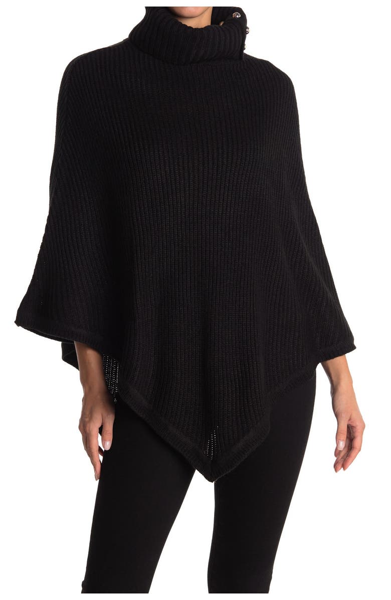 MICHAEL Michael Kors Rib Poncho, Main, color,