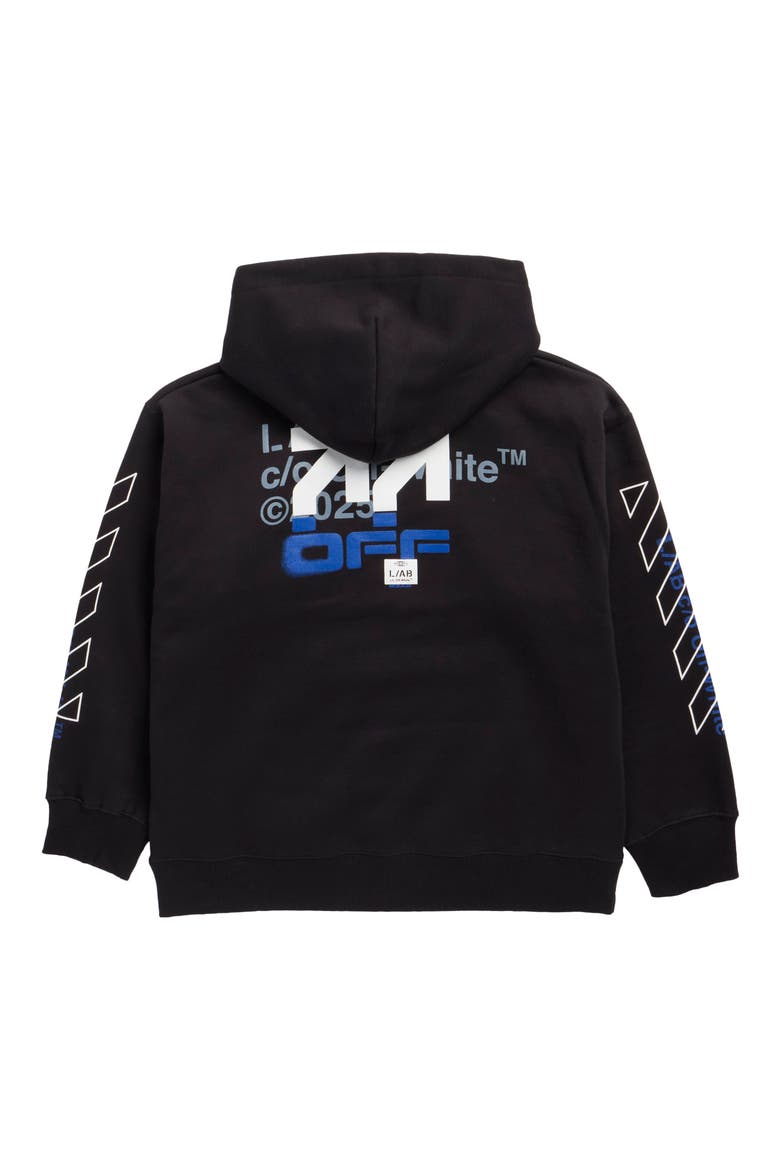 Kids' Off Active Hoodie, Alternate, color, BLACK