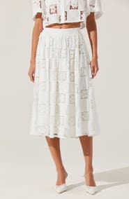 ASTR the Label Andolina Lace Midi Skirt