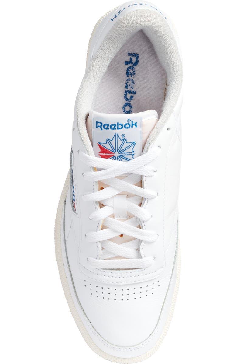 Reebok Club C 85 Vintage Sneaker, Alternate, color, White/ Chalk/ Vector Blue