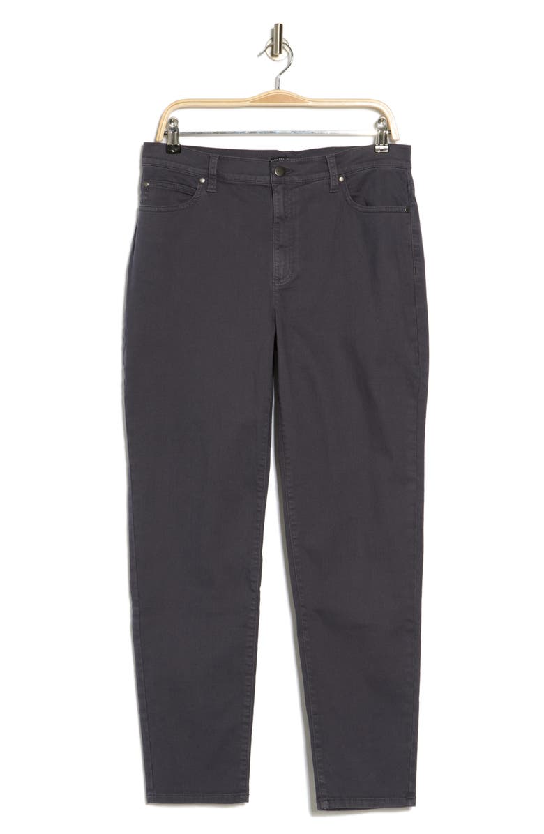 Eileen Fisher High Waist Slim Leg Jeans, Alternate, color, Dkngt