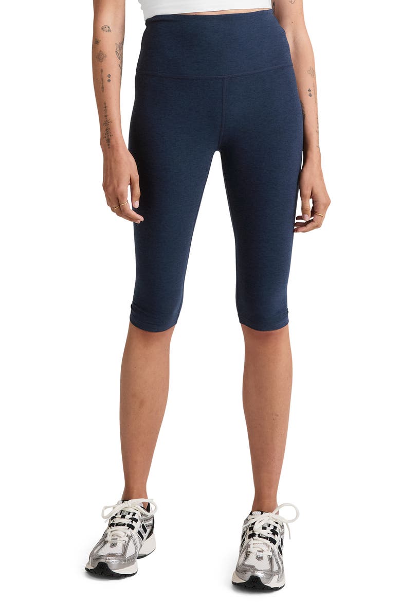 High Waist Crop Leggings, Main, color, NOCTURNAL NAVY