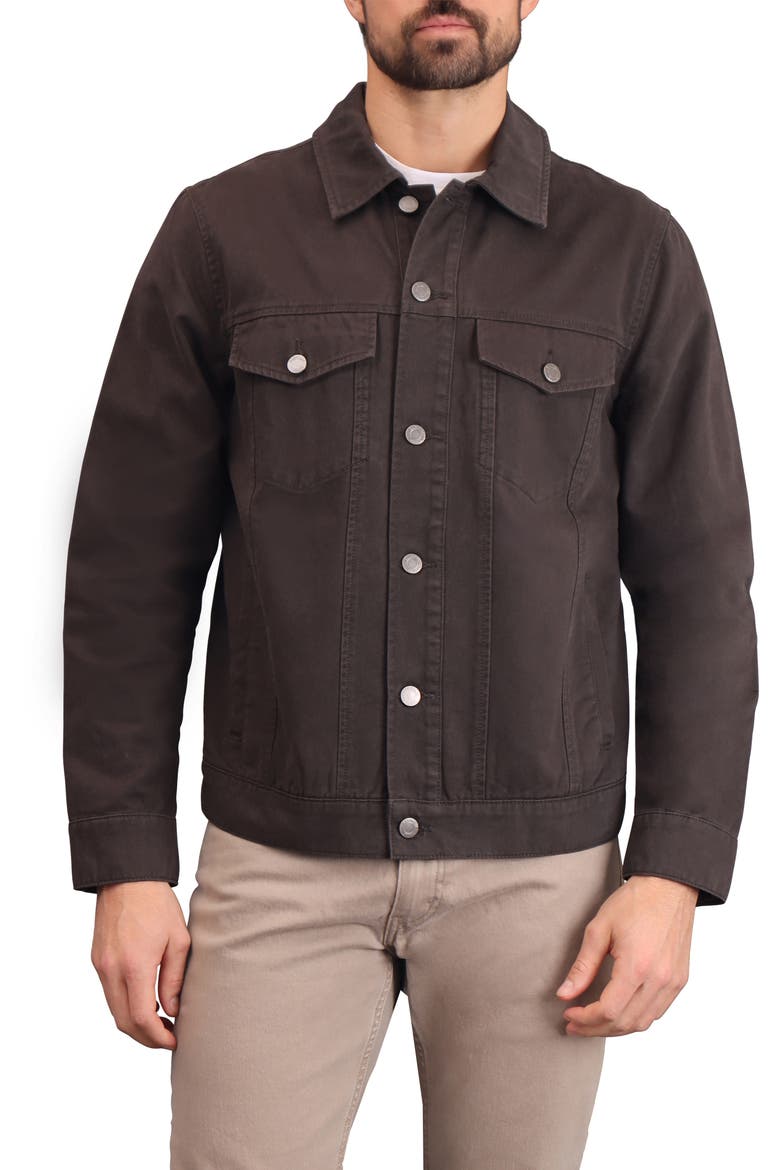 Denim Trucker Jacket, Alternate, color, GRAPHITE