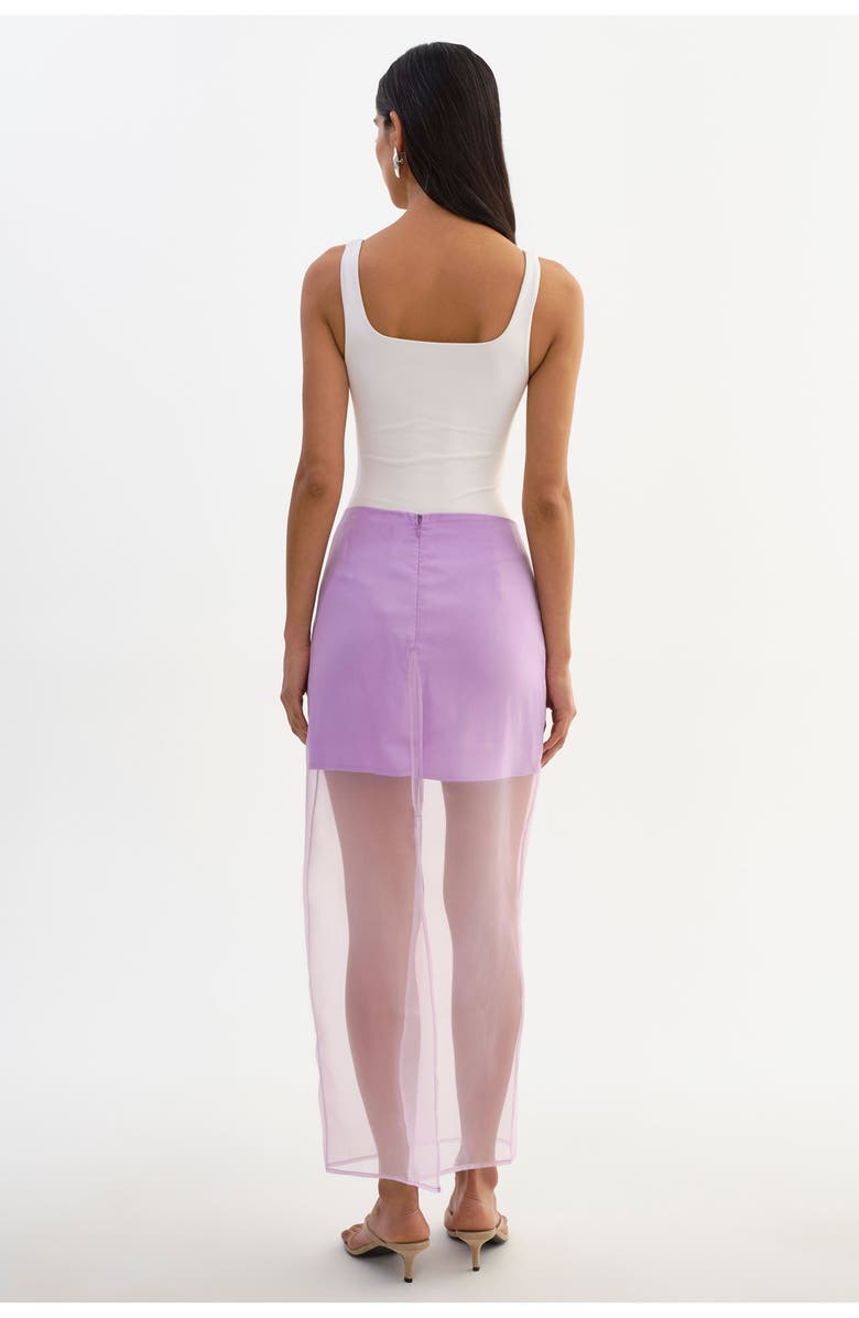 LAMARQUE Farley | Sheer Skirt, Alternate, color, Lilac