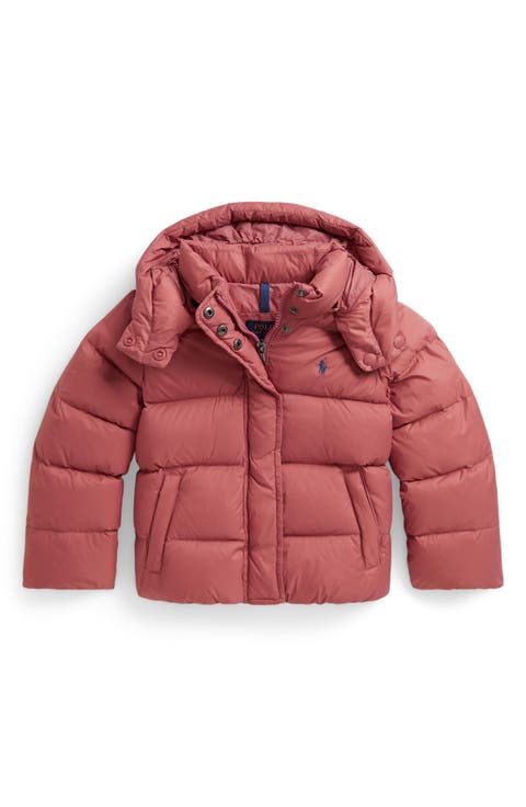 Kids' Water Repellent Down & Feather Fill Jacket