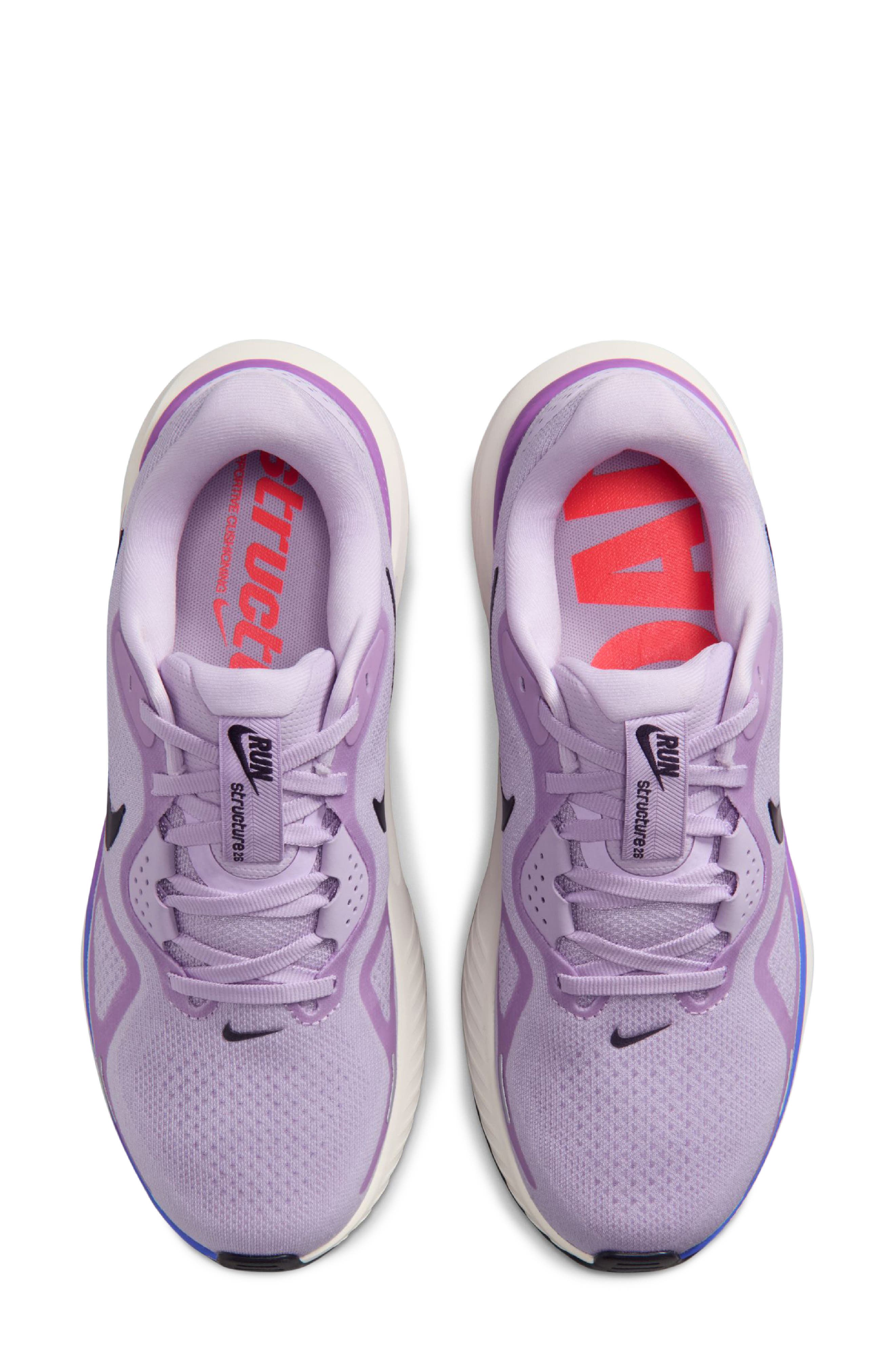 Nike Structure 26 Running Shoe, Alternate, color, Purple