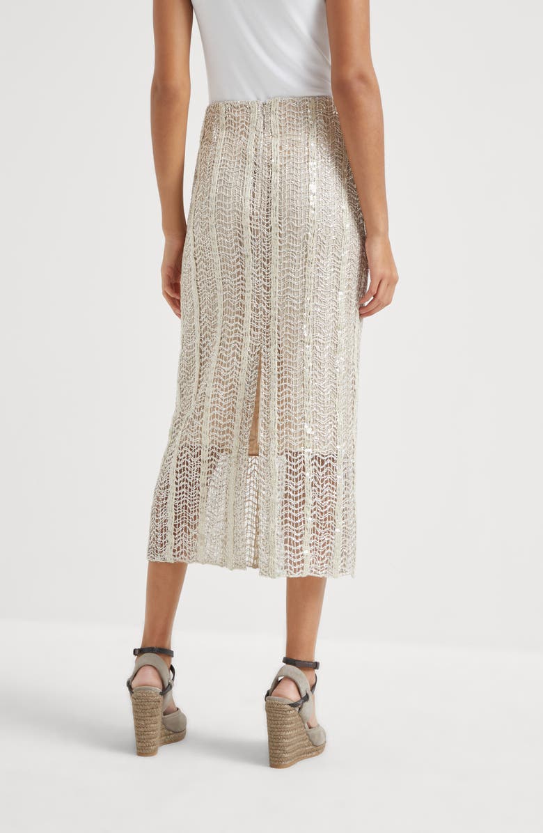 Brunello Cucinelli Column skirt, Alternate, color, 