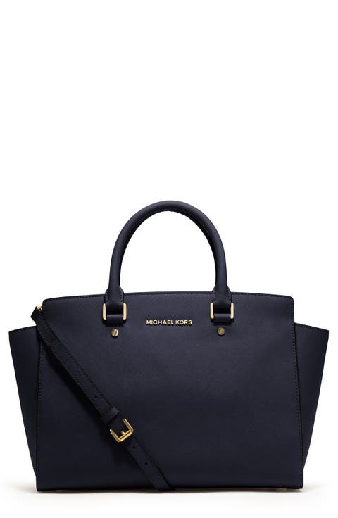 'Large Selma' Zip-Top Satchel