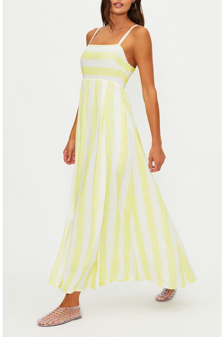 Rianne Stripe Cover-Up Sundress, Alternate, color, LEMONADE STRIPE
