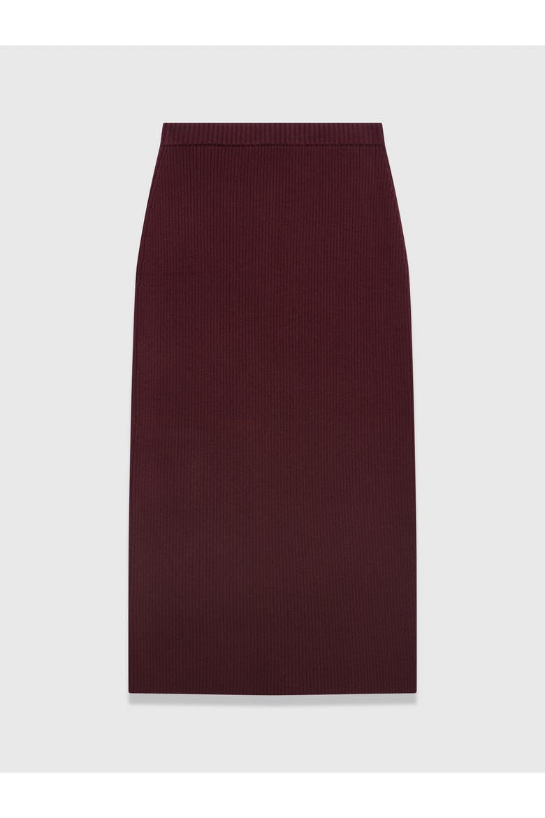 Varese Merino Cotton Blend Skirt, Alternate, color, Purple