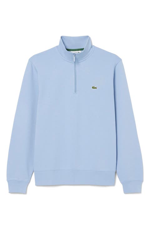 Cotton Fleece Half Zip Pullover