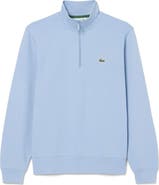 Lacoste Cotton Fleece Half Zip Pullover
