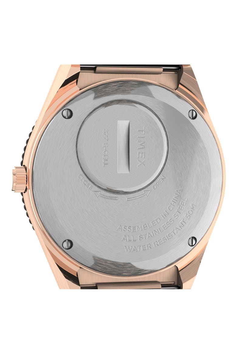 Timex<sup>®</sup> Q Bracelet Watch, 36mm, Alternate, color, Rose Gold