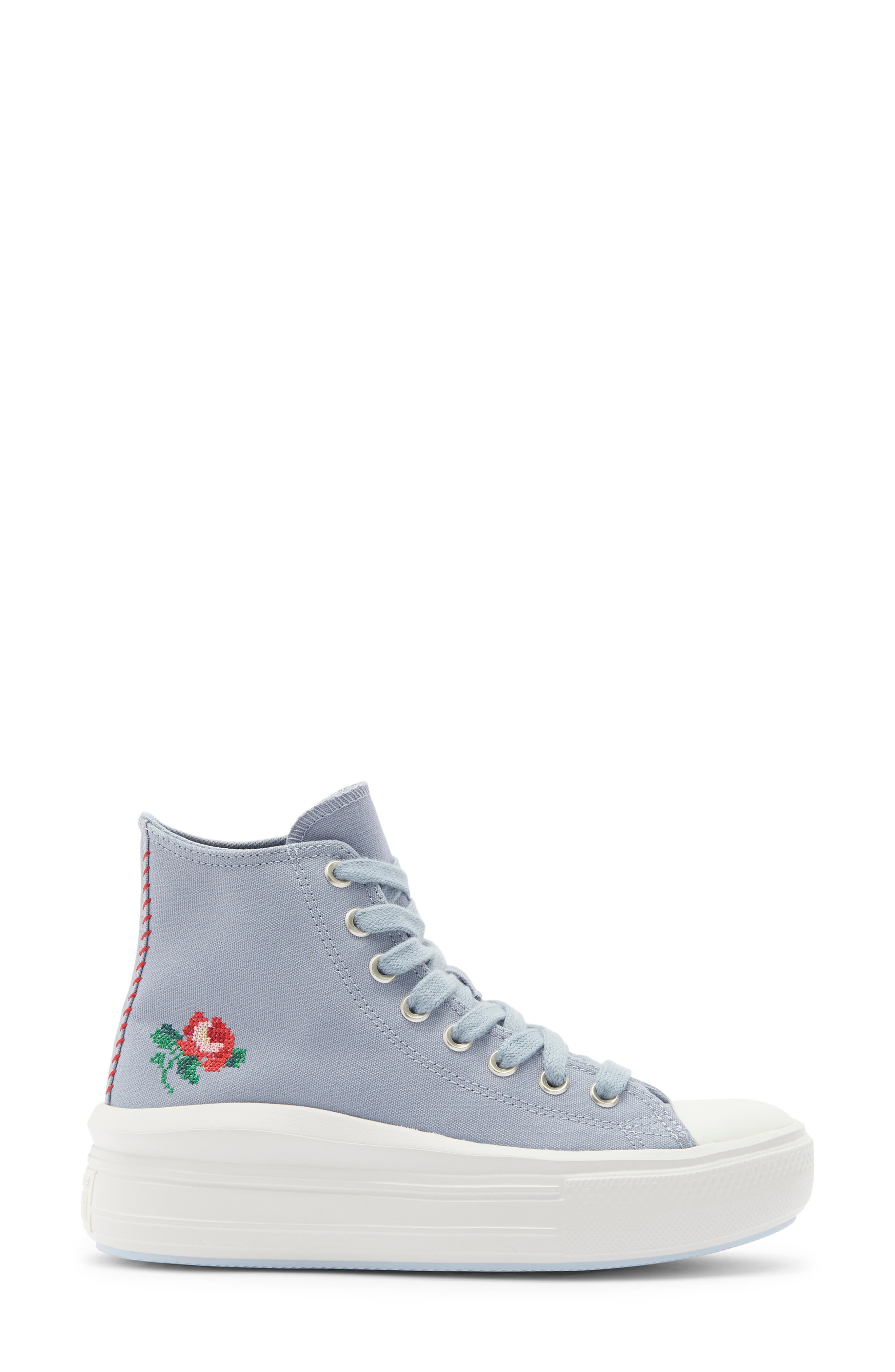 Converse Chuck Taylor<sup>®</sup> All Star<sup>®</sup> Move High Top Platform Sneaker, Alternate, color, Wet Stone/ Wet Stone