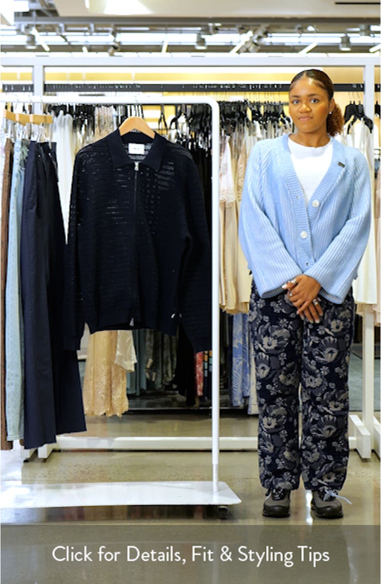 Gustav 60016 Zip Cardigan, sales video thumbnail