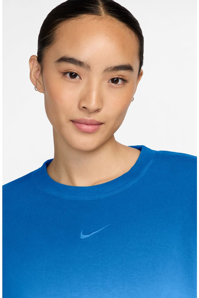 Phoenix Fleece Dip Dye Sweatshirt, Alternate, color, HYDROGEN BLUE/LIGHT PHOTO BLUE