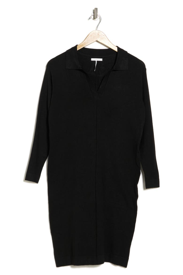 Saguaro Lake Long Sleeve Dress, Alternate, color, BLACK