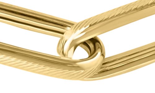 Effy Paperclip Chain Bracelet In Yellow