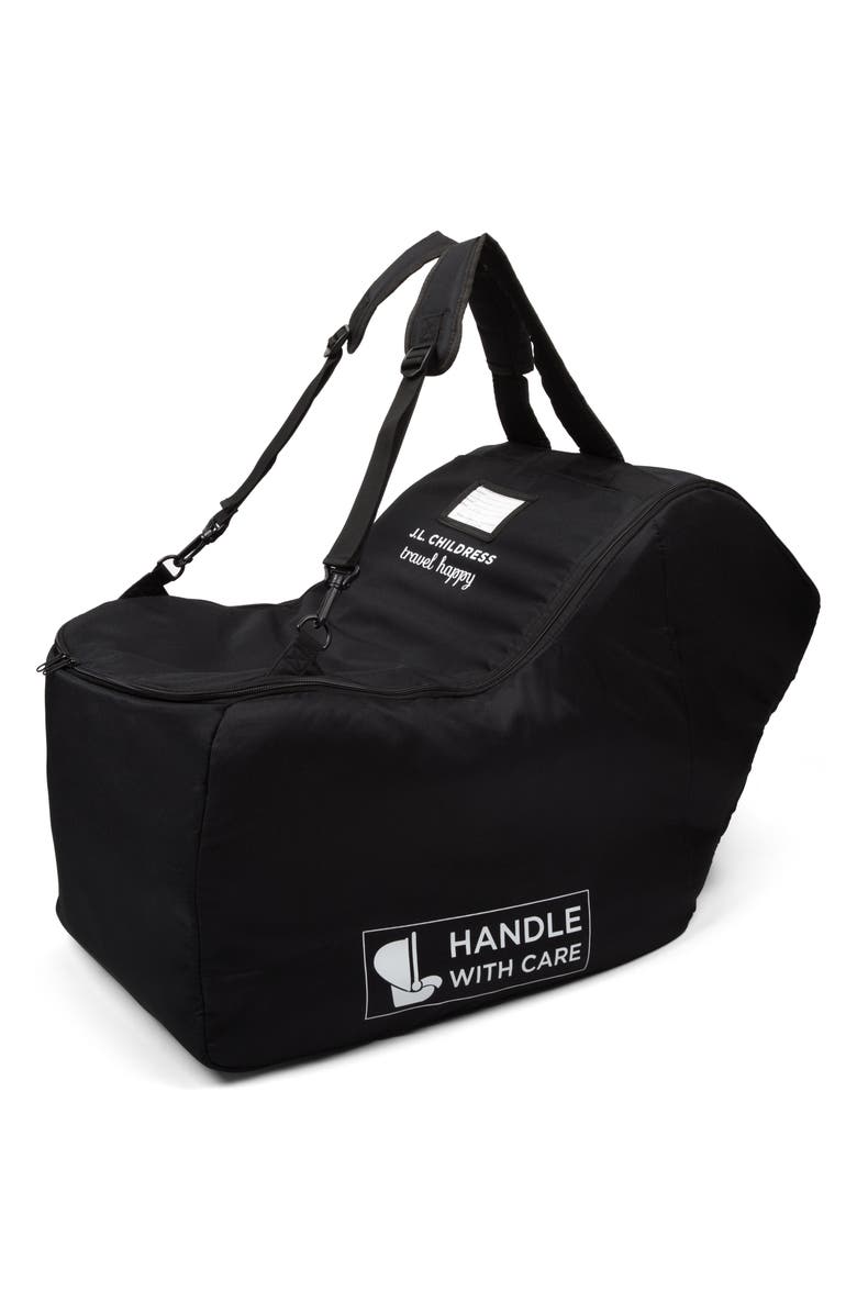J.L. Childress Premier Padded Infant Car Seat Travel Bag, Main, color, Black