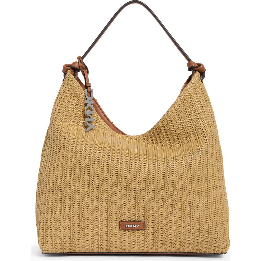 DKNY Paula Hobo Bag in Natural/Saddle at Nordstrom Rack