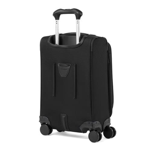 Travelpro Versapack + Lightweight Softside Expandable 20" Compact Carry On Spinner Luggage In Black
