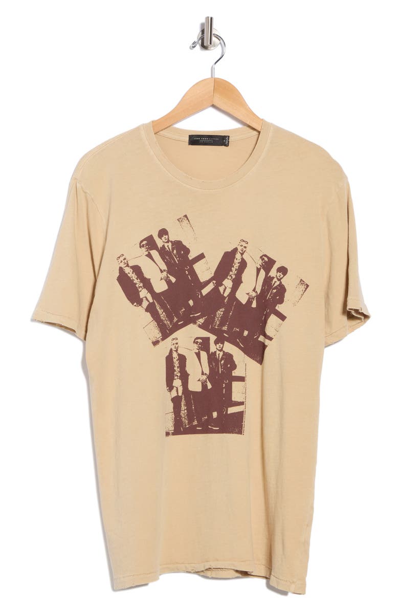 Junk Food Photo Graphic T-Shirt, Alternate, color, Camel