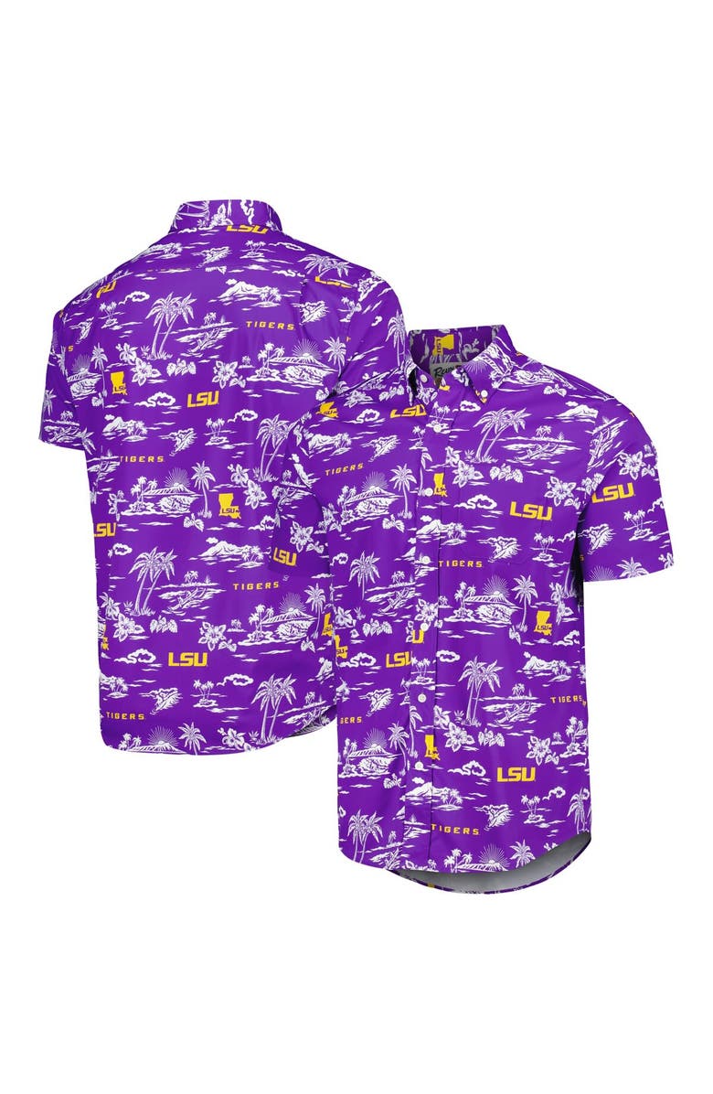 Reyn Spooner Men's Reyn Spooner Purple LSU Tigers Classic Button-Down Shirt, Alternate, color, Purple