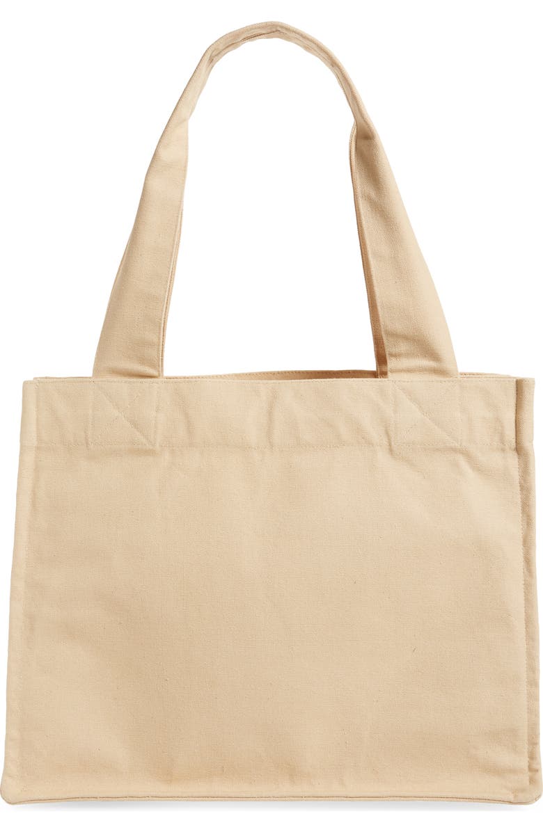 Ganni Large Easy Recycled Polyester Shopper Bag, Alternate, color,