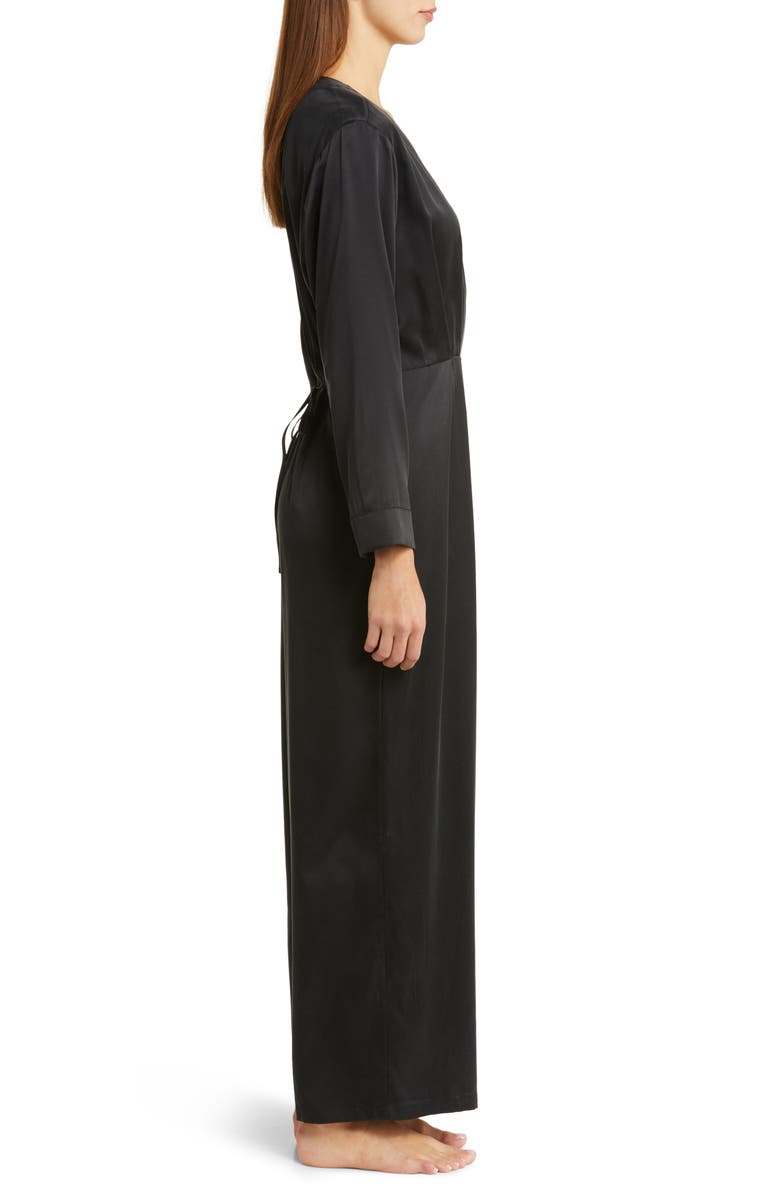 Lunya Long Sleeve Washable Silk Jumpsuit, Alternate, color, 
