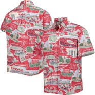Reyn Spooner Men's Reyn Spooner Scarlet Ohio State Buckeyes Scenic Button-Down Shirt