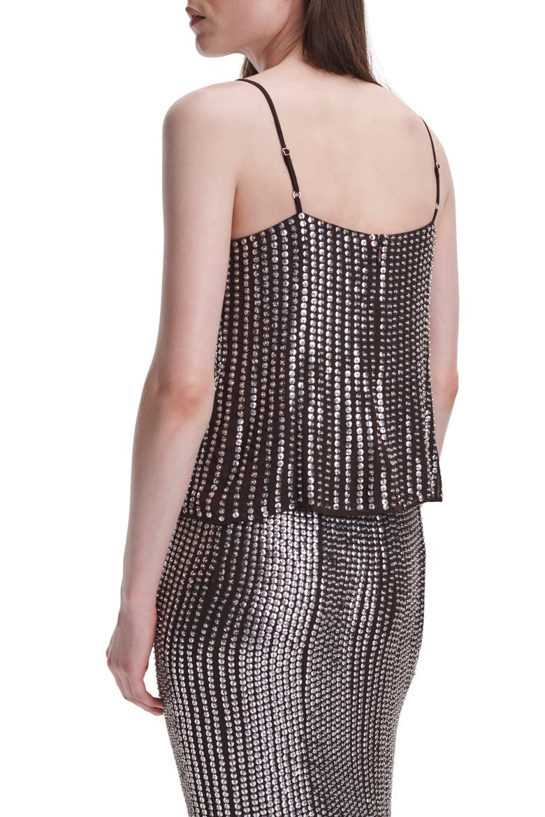Lili Beaded Tank, Alternate, color, CHOCOLATE
