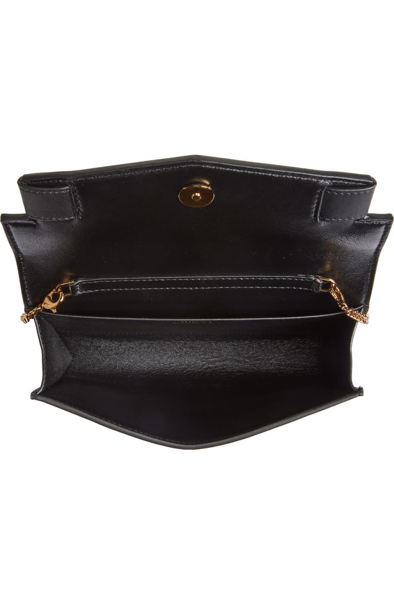 Versace Medusa '95 Leather Crossbody Bag, Alternate, color, Black-Versace Gold