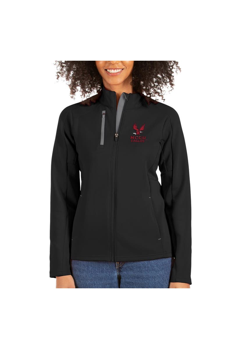 ANTIGUA Women's Antigua Black/Charcoal North Carolina Central Eagles Generation Full-Zip Jacket, Alternate, color, Black