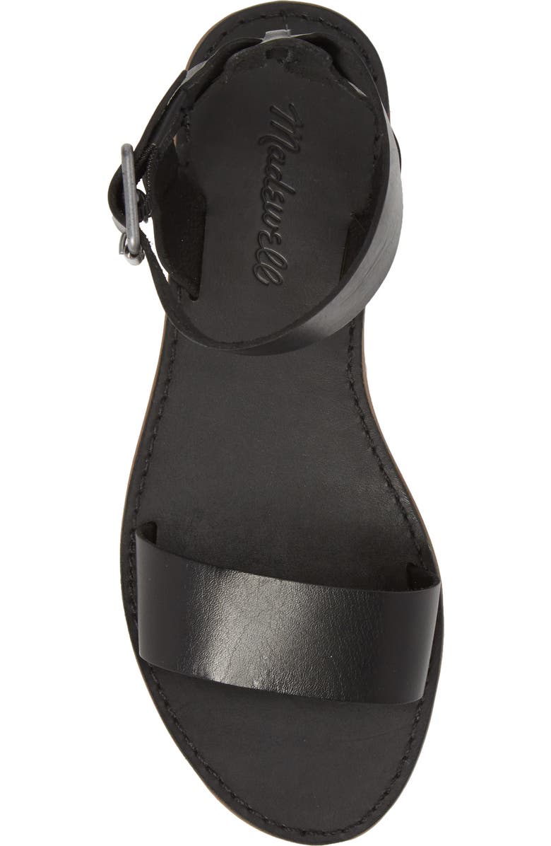 Madewell The Boardwalk Ankle Strap Sandal, Alternate, color,