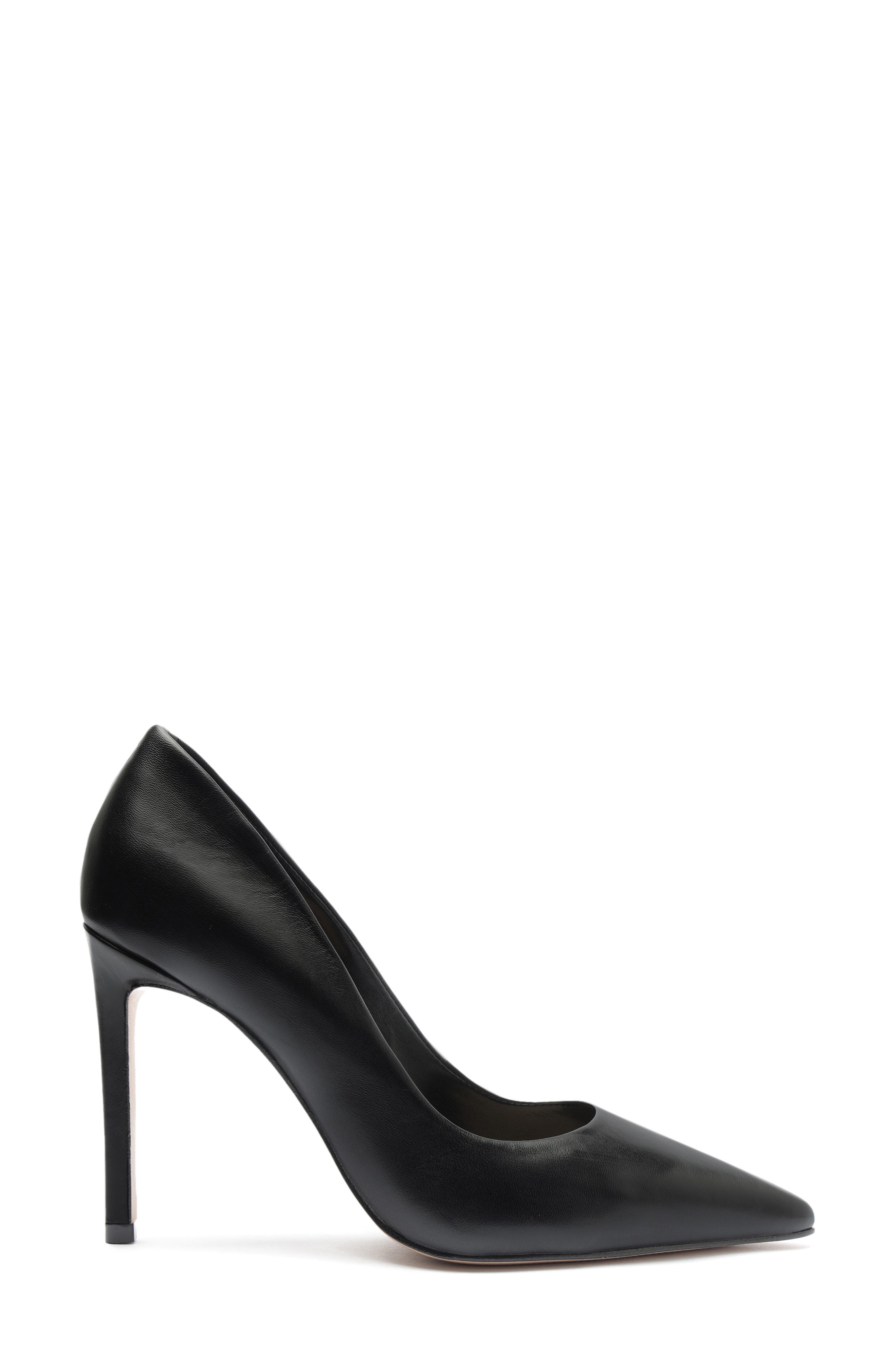 Schutz Lou Pointed Toe Pump, Alternate, color, Black