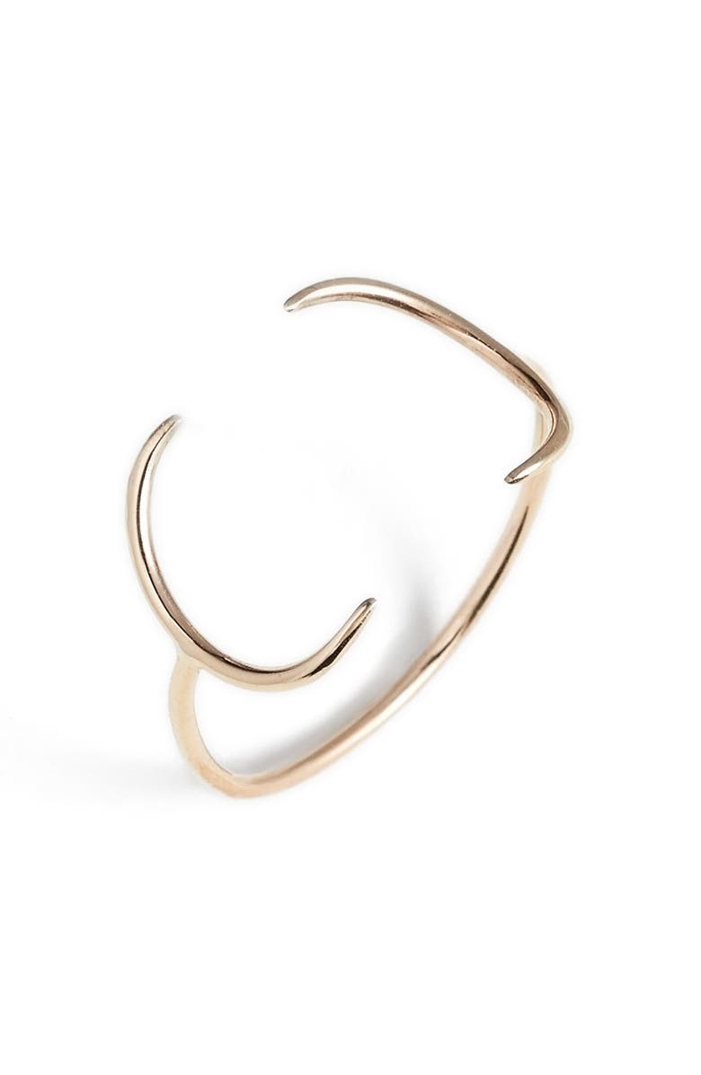 SARAH & SEBASTIAN 'Tenor' Open Ring, Main, color, 