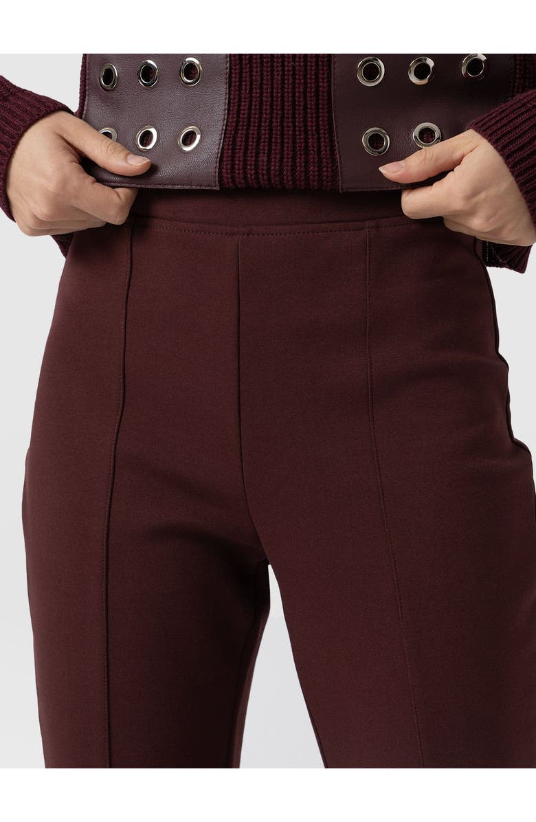 Saint + Sofia Fearne Flare Legging, Alternate, color, Maroon