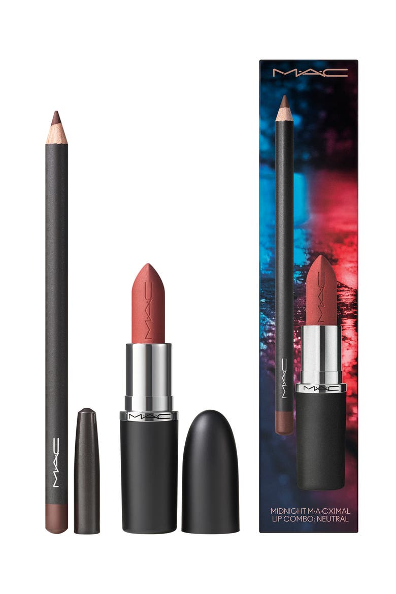 $50 Value Midnight MACximal Lip Combo, Alternate, color, NEUTRAL