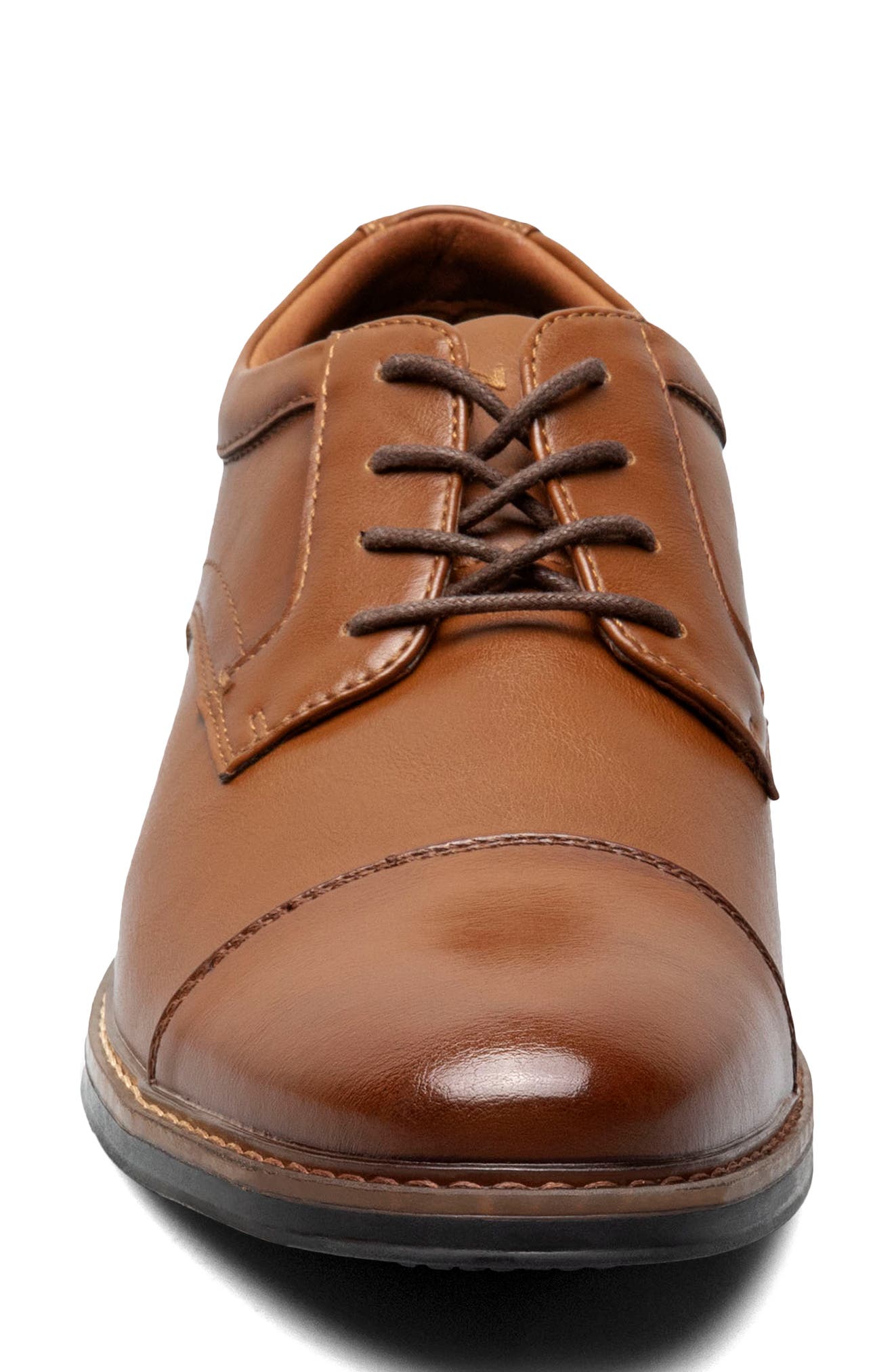 Carmelo Cap Toe Derby - Wide Width Available, Alternate, color, COGNAC