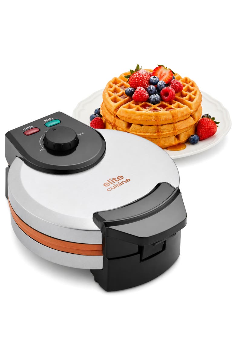 EWML0062 Belgian Waffle Maker, Main, color, Metallic Silver