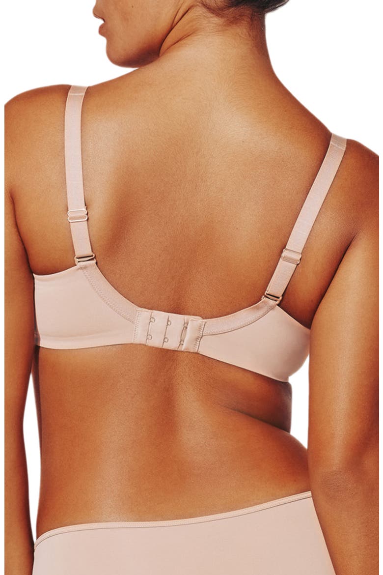 24/7® Classic Underwire Unlined Minimizer Bra, Alternate, color, TAUPE